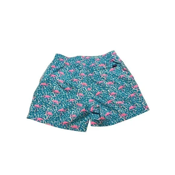 Cubbies The Domingos Are For Flamingos 5.5" Inseam Swim Trunks-sz Medium - Picture 2 of 9
